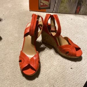Nine West Coral Wedges